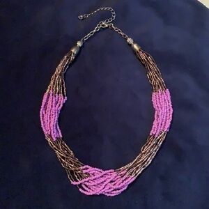 BEAUTIFUL SEED BEAD NECKLACE